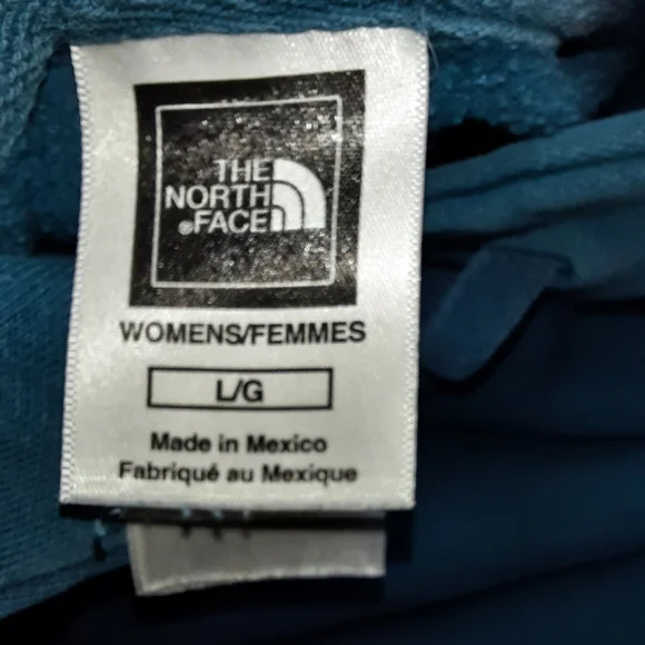 The North Face Blue Graphic Pull-over Hoodie SZ L - Picture 6 of 11